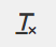 Clear formatting icon